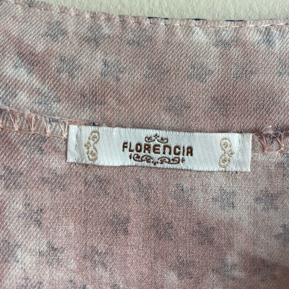 Florencia dusty pink blouse with sequins size M-L - Picture 7 of 11